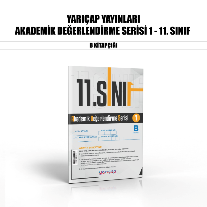 YARIÇAP 11.SINIF AKADEMİK DĞRL SERİSİ 1-B - 24-25